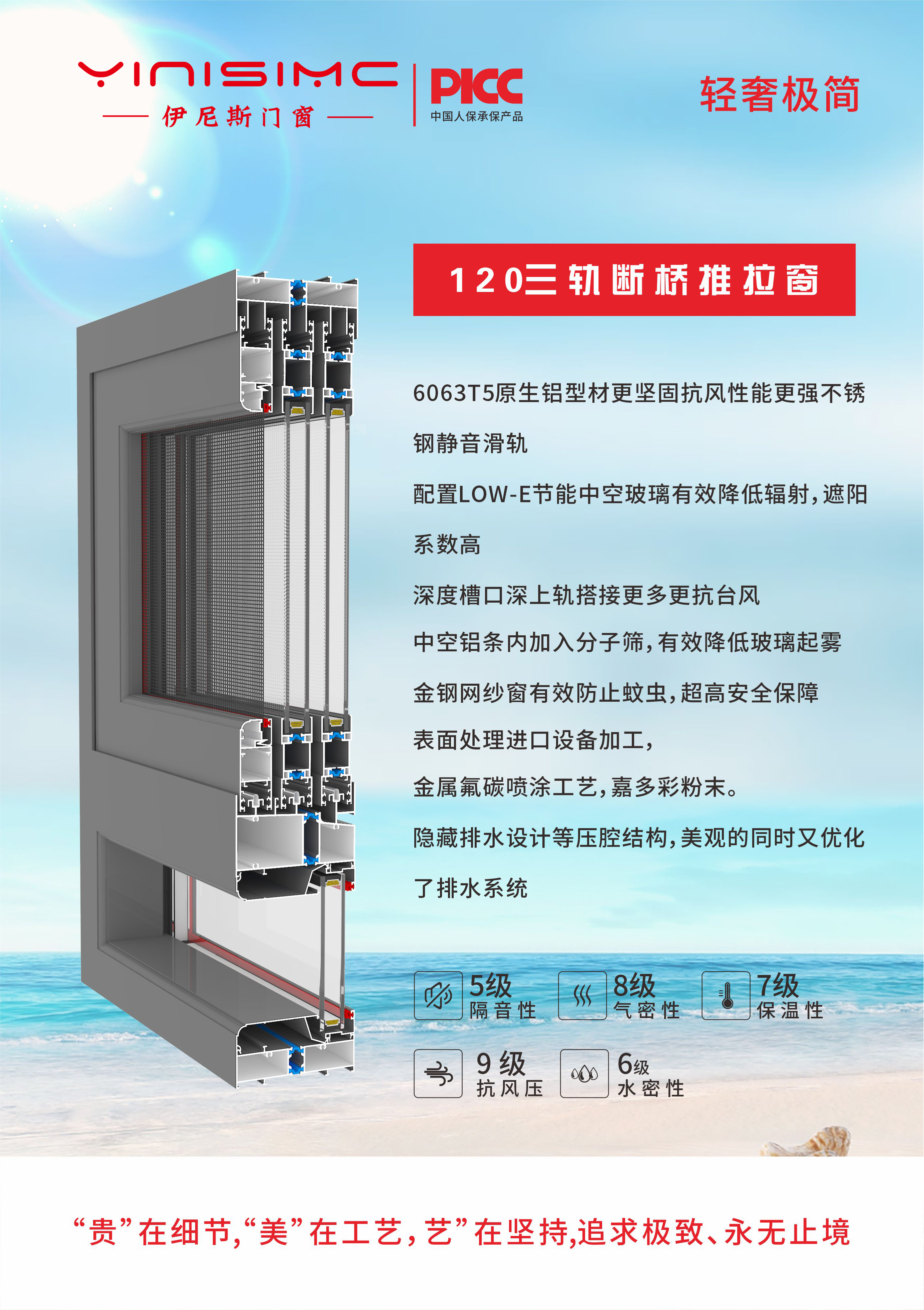 120三轨断桥推拉商